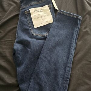 Good American Dark Blue Denim Jeans